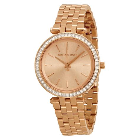 michael kors mini darci rose gold|darci rose gold tone watch.